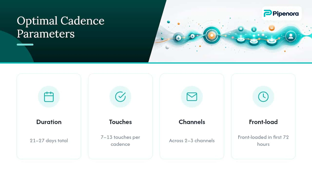 What Is Cadence Timing in a B2B Sales Sequence? — overview diagram
