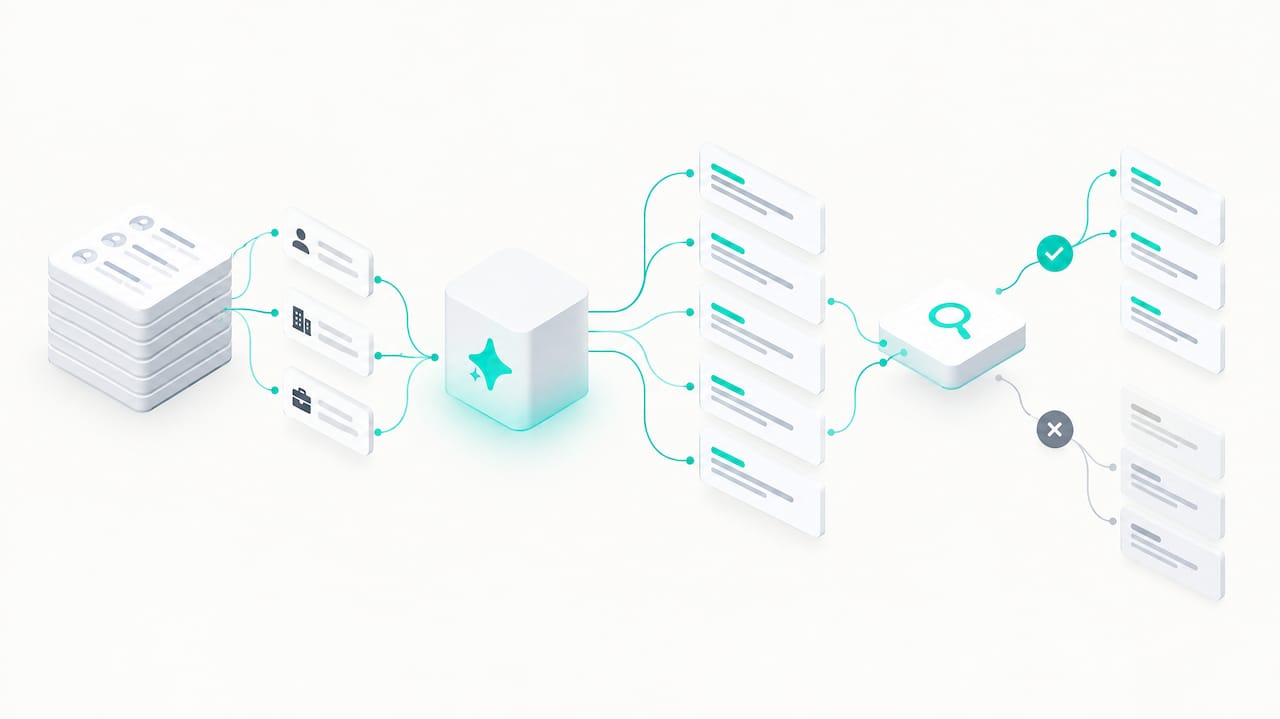 AI subject line generation and review workflow